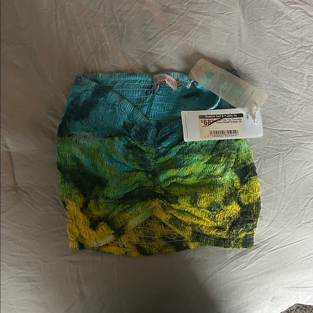Blue Hawaii Tube Top
